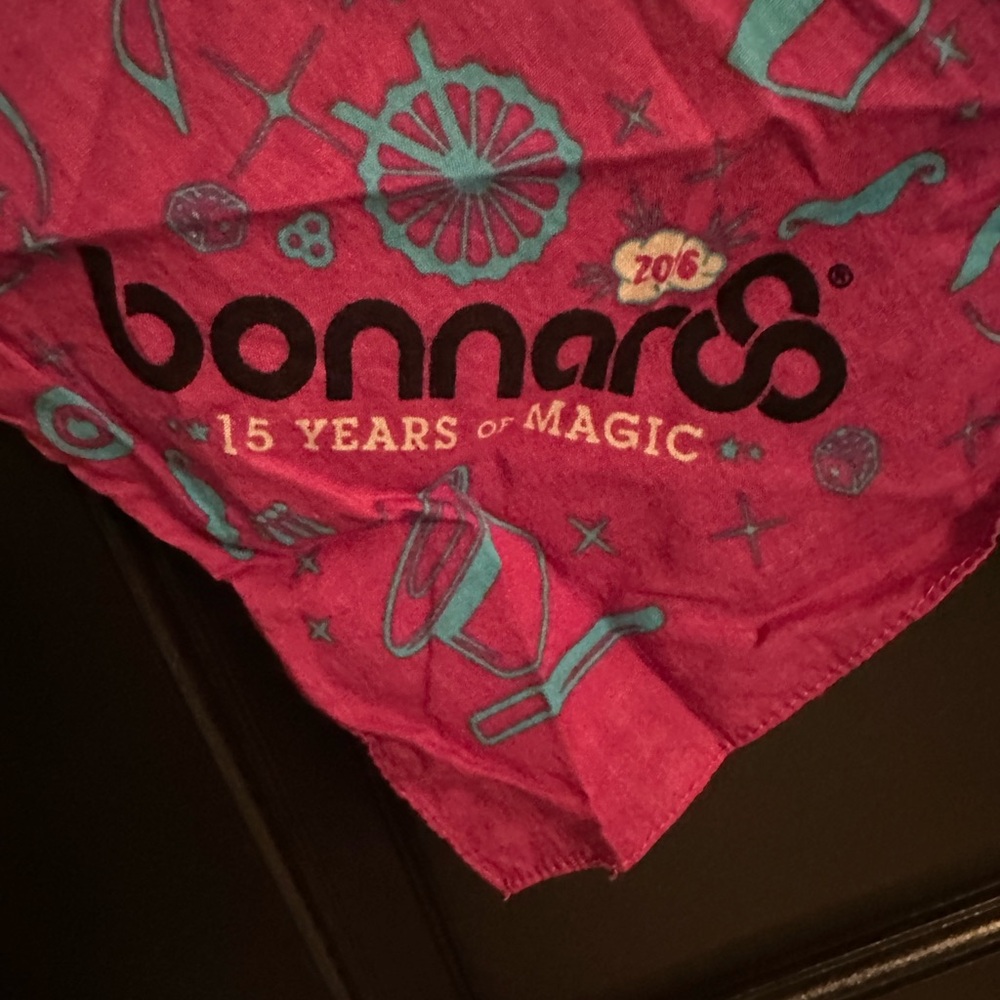 2016 Bonnaroo bandanas and posters